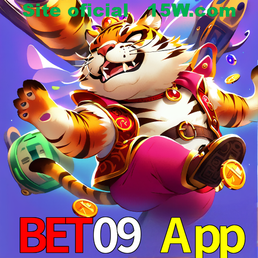 Imagem promocional da Bet09 App mostrando a plataforma e suas vantagens
